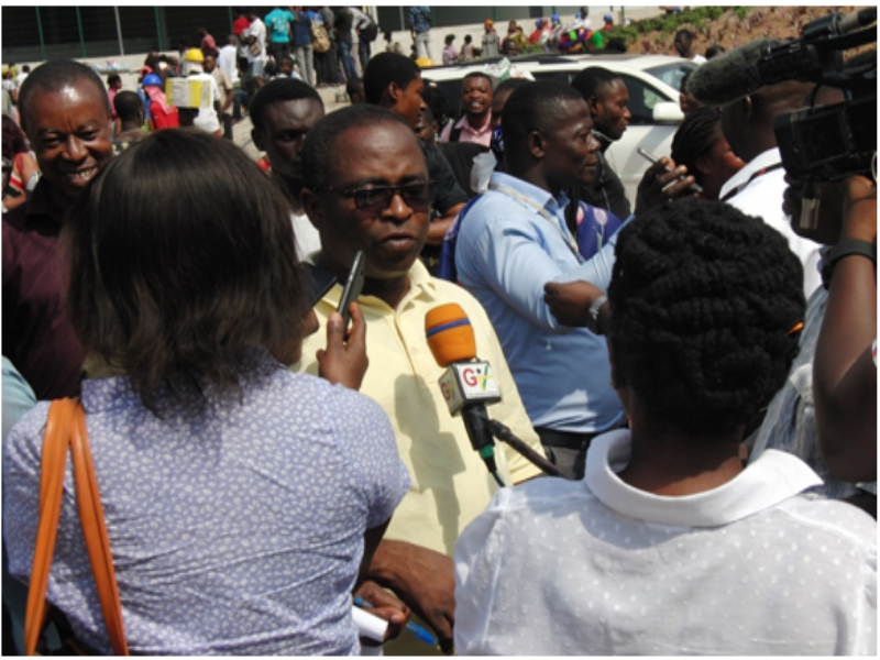 Arterial roads linking the completed first phase of the Kejetia/Central Market Redevelopment Project in Kumasi.